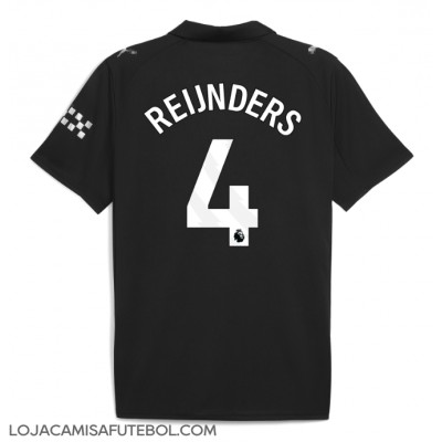 Camisa de Futebol Manchester City Tijjani Reijnders #4 Equipamento Secundário 2025-26 Manga Curta Camisa de Futebol Manchester City Tijjani Reijnders #4 Equipamento Secundário 2025-26 Manga Curta